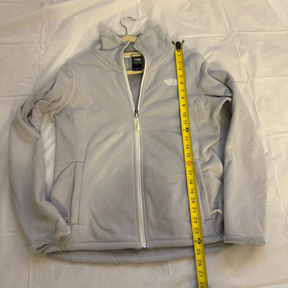 The North Face Light Gray Fleece Jacket